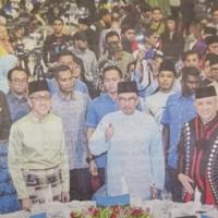 Perdana Menteri berbuka puasa bersama pengamal media, penggiat seni pada majlis di Dewan Merdeka, Pusat Dagangan Dunia Kuala Lumpur (WTCKL).