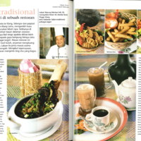 Sajian tradisional pelbagai negeri si sebuah restoran