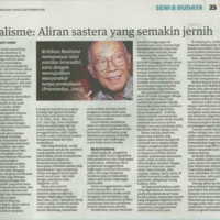 Realisme: Aliran Sastera Yang Semakin Jernih