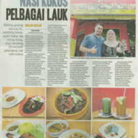 Nasi Kukus Pelbagai Lauk