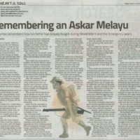 Remembering An Askar Melayu