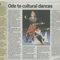 Ode To Cultural Dances